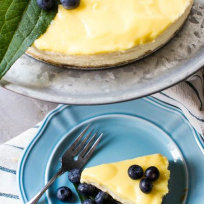 No Bake Lemon Cheesecake