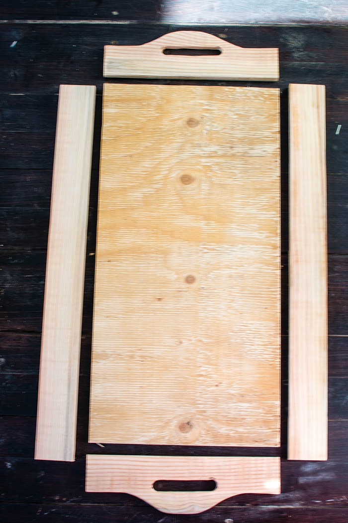 Make this DIY wood tray in less than 2 hours