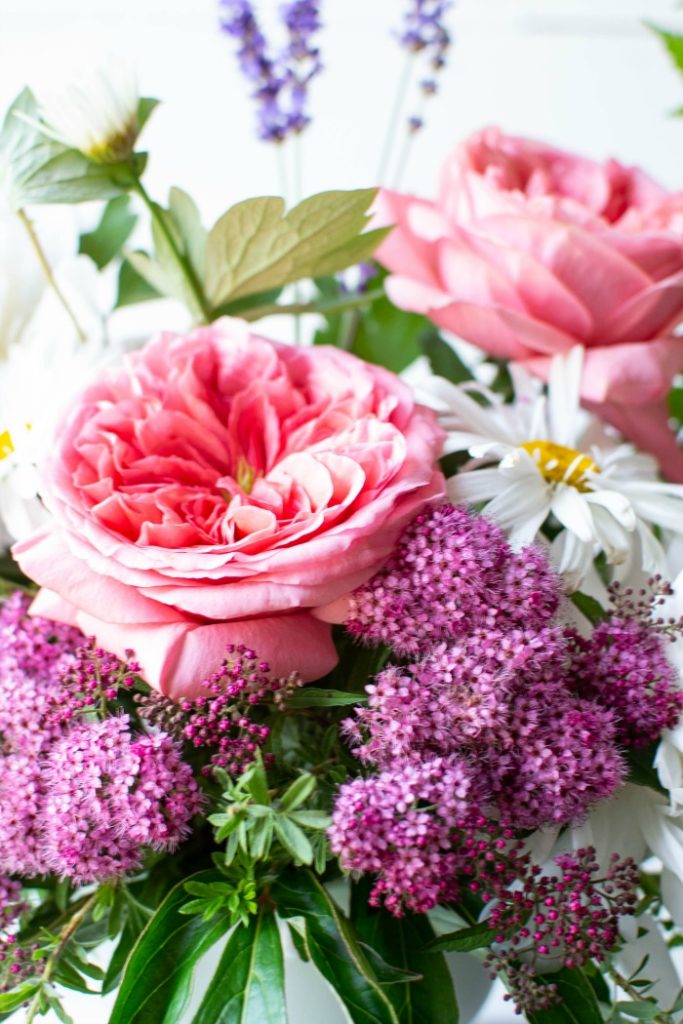 English country garden arrangement