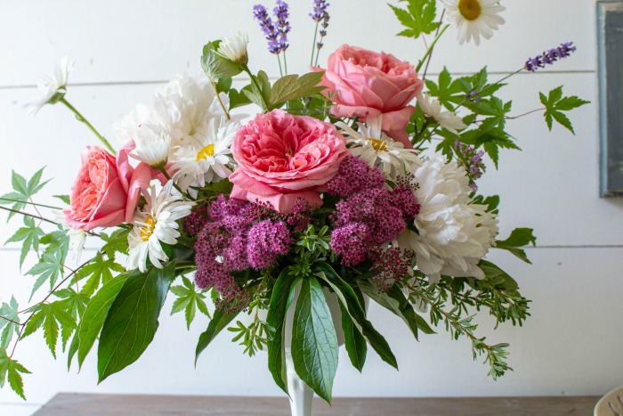 English Country garden arrangement