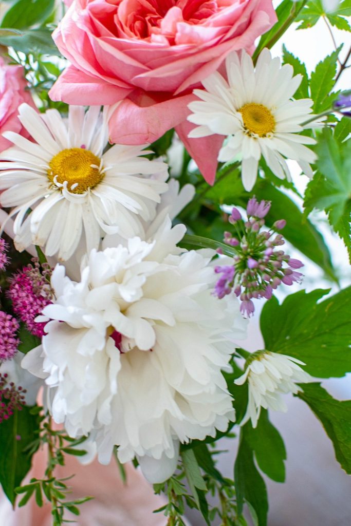 English country garden arrangement