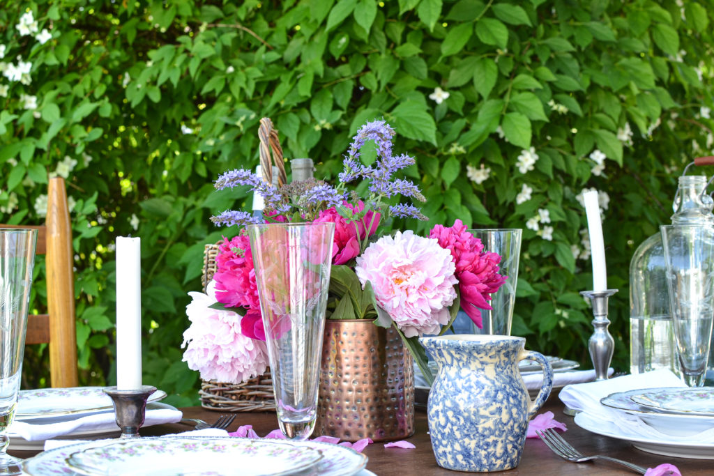 garden tablescapes