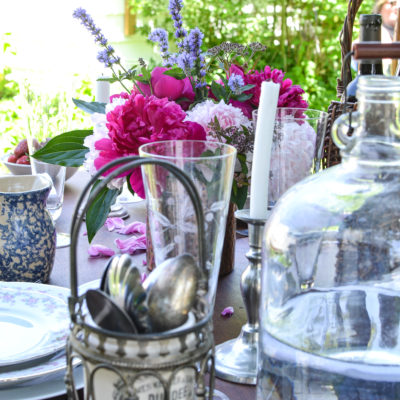 Summer Garden Tablescape