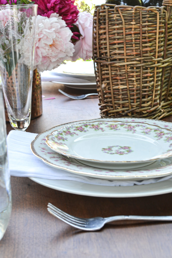 garden tablescapes