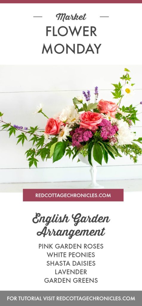 English country garden arrangement