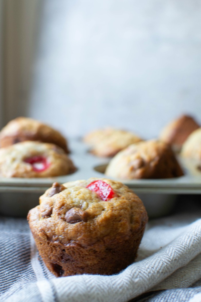 Banana Split Muffins