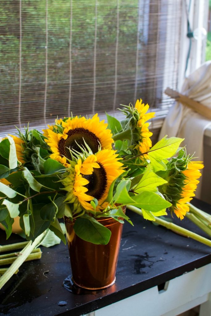 sunflower arrangements ideas