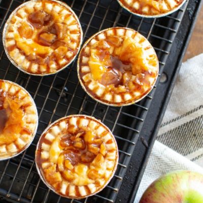 Apple Cider Cheesecake Tartlets