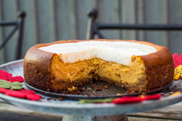 marshmallow pumpkin cheesecake