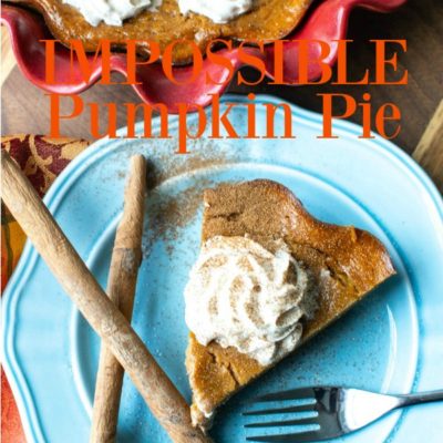 Impossible Pumpkin Pie