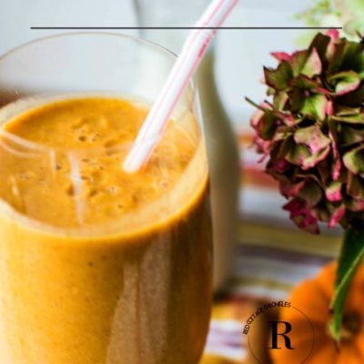 Easy Pumpkin Smoothie #PumpkinWeek