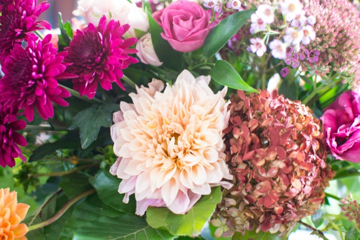 fall flower arrangement