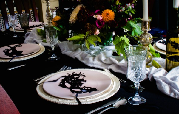 halloween table setting ideas