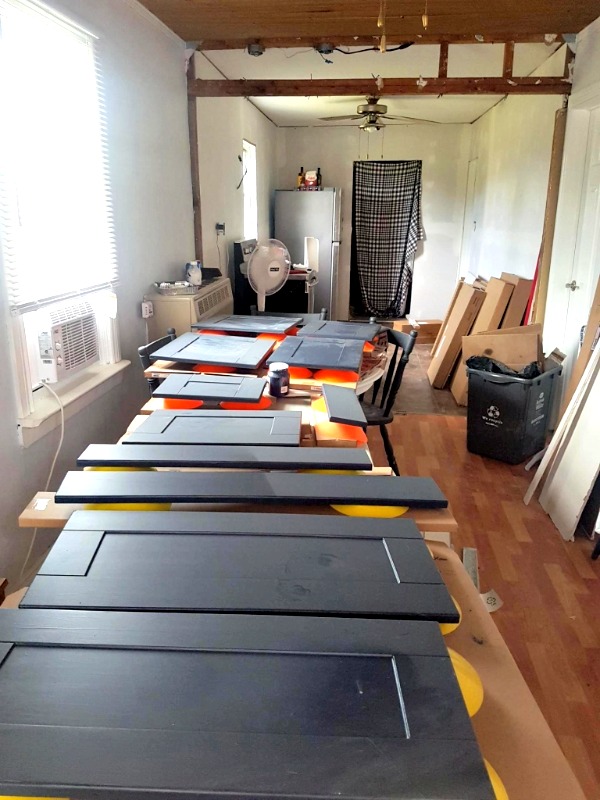 painted ikea cabinets