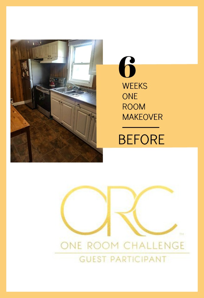 renovating a dated kitchen One Room Challenge