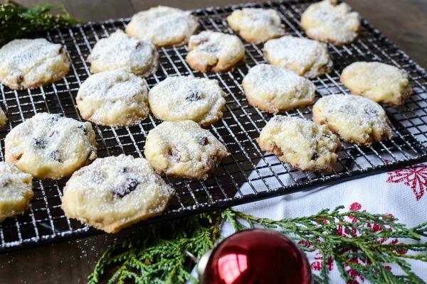 White Chocolate Cranberry Shortbread