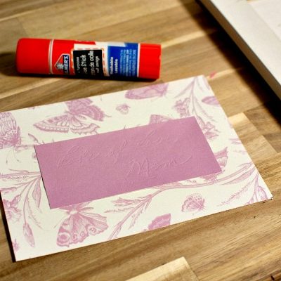 Cricut Debossing tool