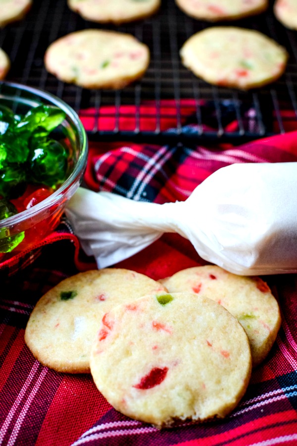 Slice and Bake Fruitcake Cookies