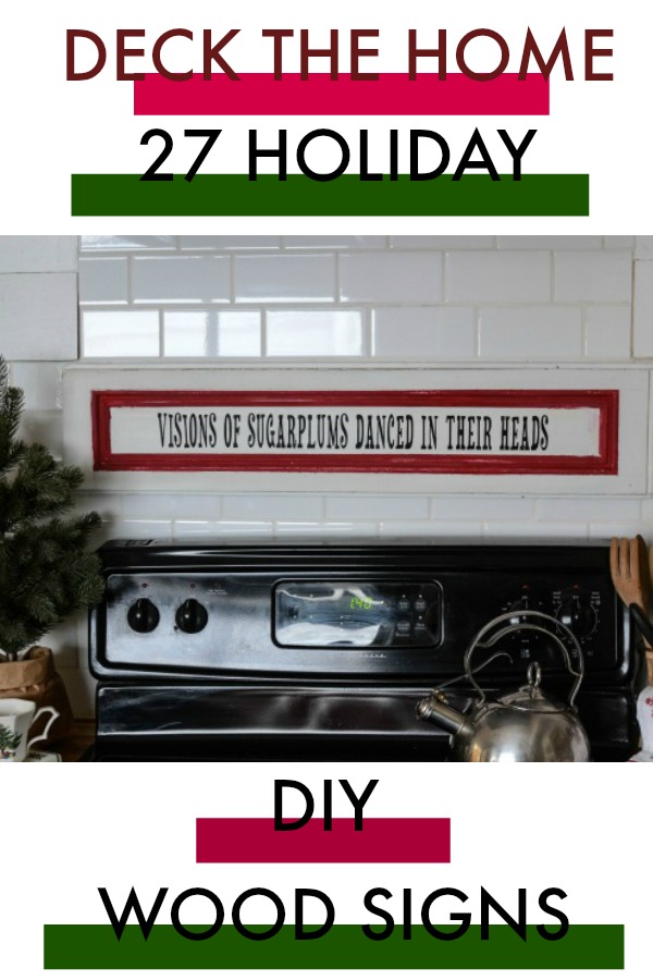 DIY Wood Christmas signs