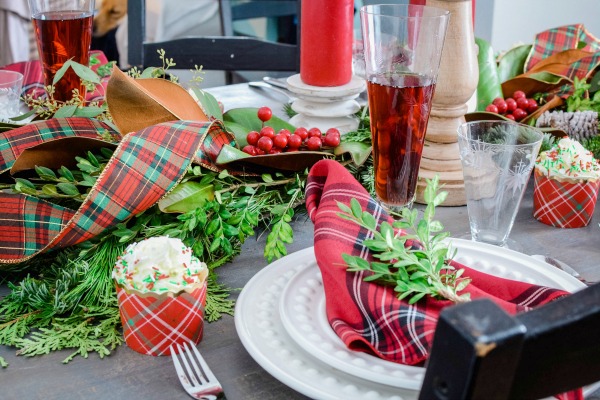 Mad for Plaid Christmas Tablescape