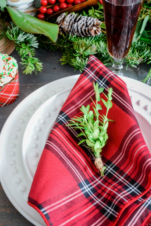 Mad for Plaid Christmas Tablescape