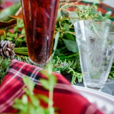 Mad for Plaid Christmas Tablescape