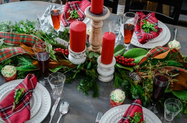 Mad for Plaid Christmas Tablescape