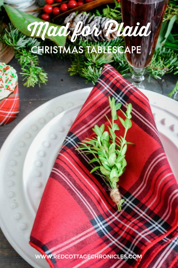 Mad for Plaid Christmas Tablescape
