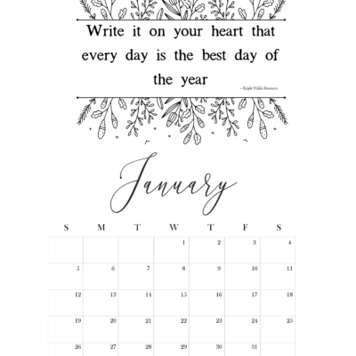 Happy New Year & A Free Printable