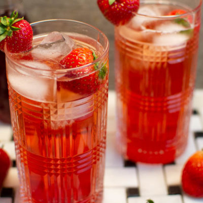 Strawberry Gin and Tonic