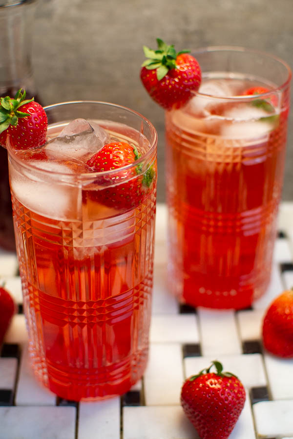 Strawberry Gin and Tonic