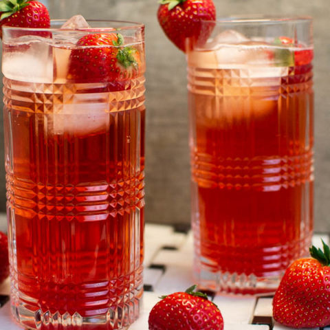 Strawberry Gin and Tonic