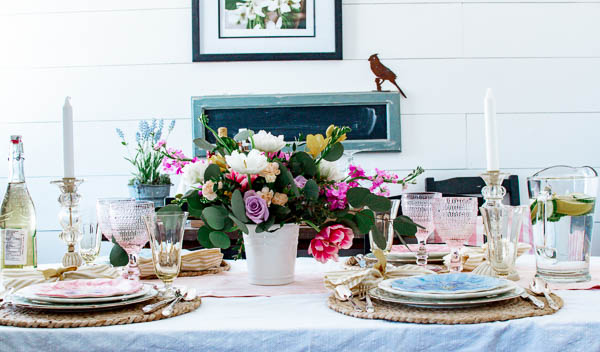 spring table decor ideas from 24 table styling bloggers!