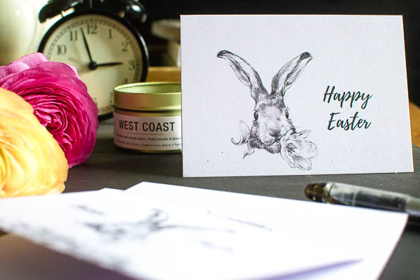 Free Easter Printable Card to send to family and friends