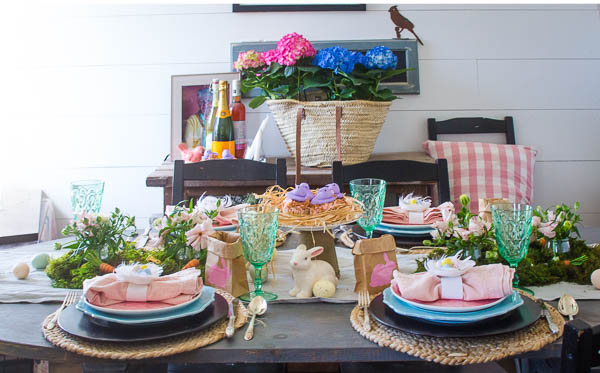 Kids Easter table ideas