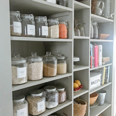 How To Make An Open Pantry From a Closet