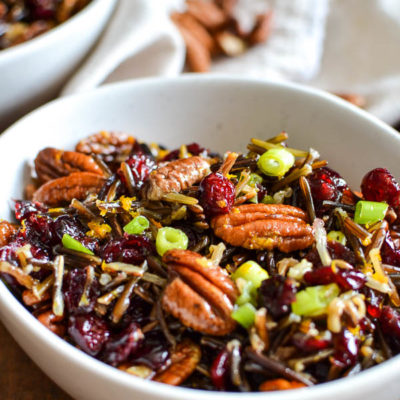Pecan Cranberry Wild Rice