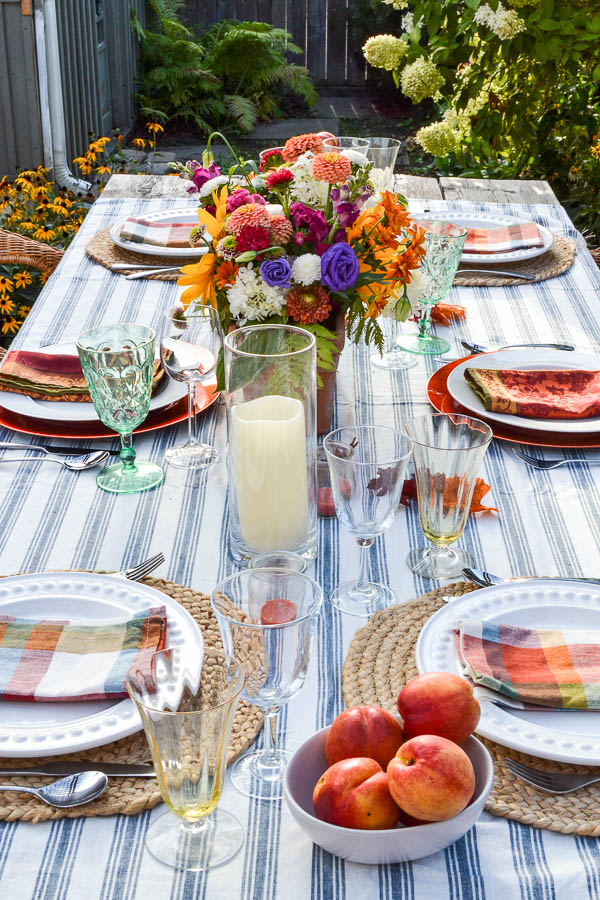 early autumn table decor