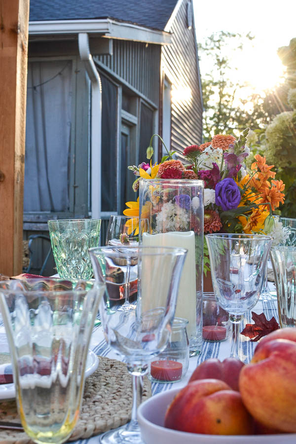 fall dining table decor