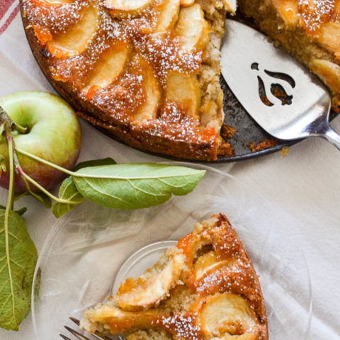 Homemade apple cake