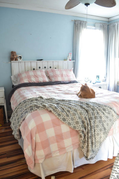 Before photos refreshing a small bedroom