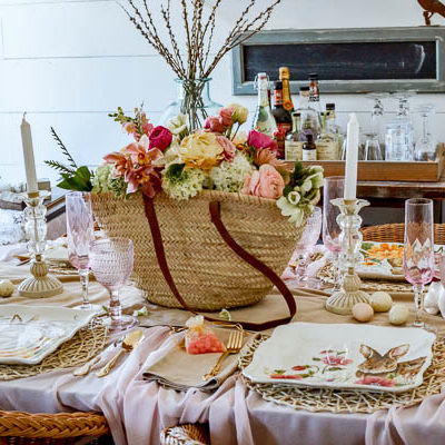 Easter table decorations
