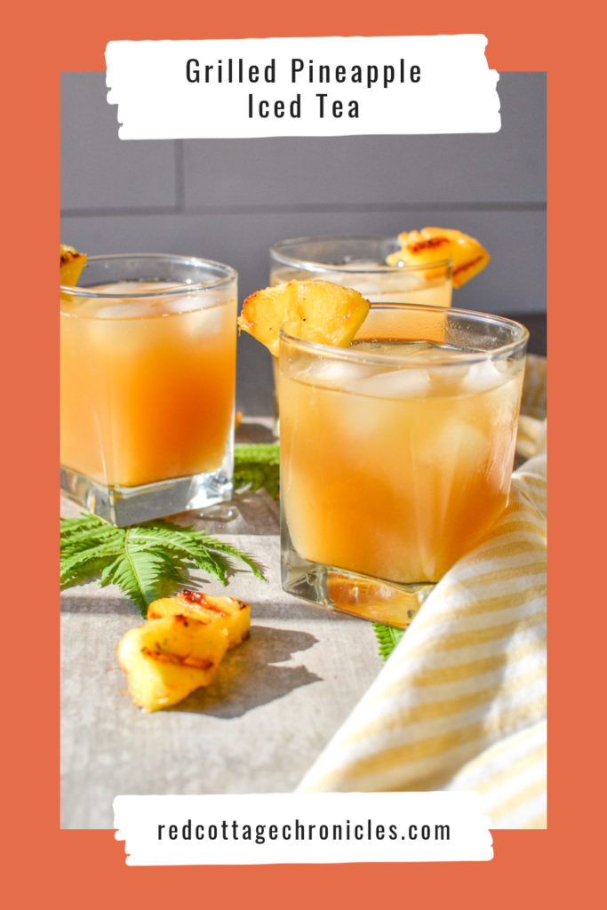 Grilled Pineapple Infused Ice Tea Recipe