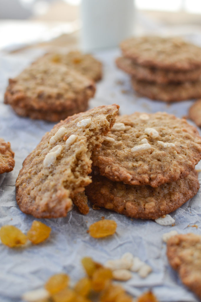 Oatmeal cookie recipe with Krispy cereal add-ins