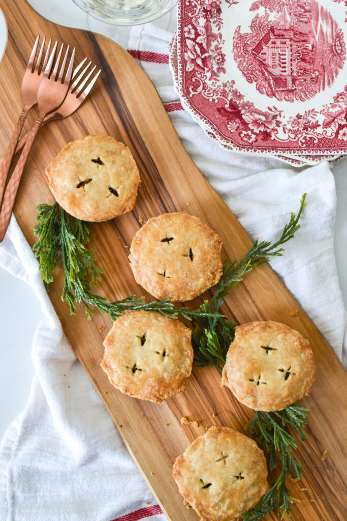 mini vegetarian tourtiere