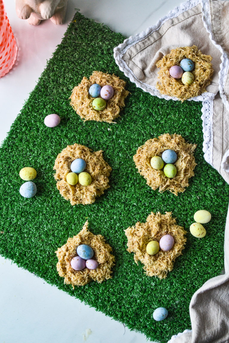 Easy Shredded Wheat Easter Nests