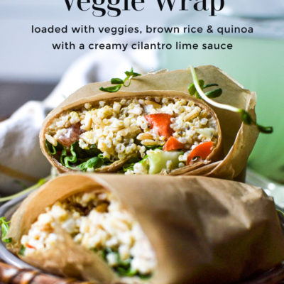 Cilantro Lime Veggie Protein Wrap