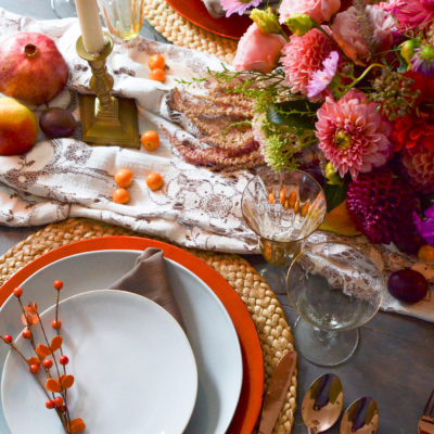 Cozy Up Around an Autumn Dinner Table