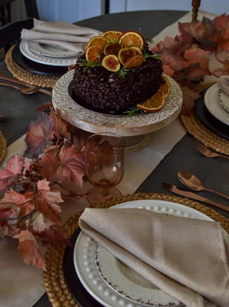 Almost Effortless Thanksgiving Tablescape