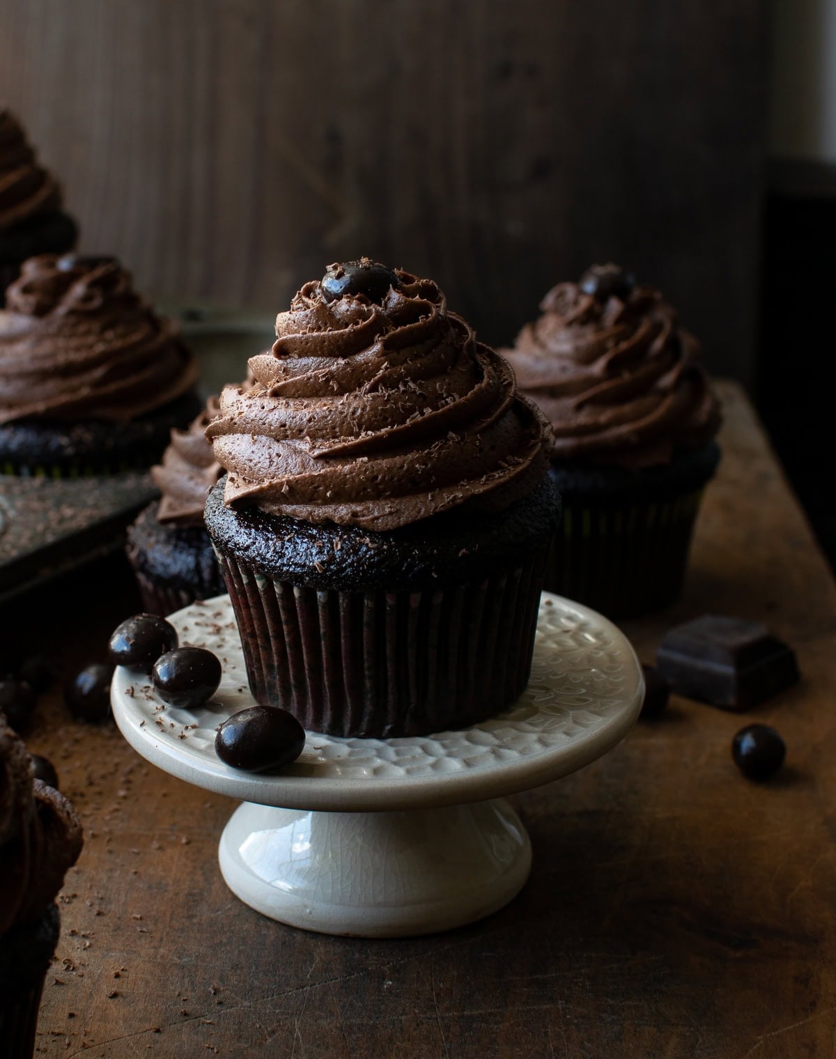 Chocolate Coffee Cupcakes - Red Cottage Chronicles